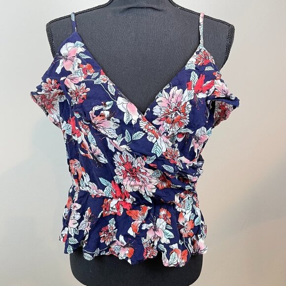 love, Fire Tops - Love,Fire Women's Flower sleeveless shirt Size Large